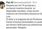 PIPÍ ALI: Poggi tuvo 74 homicidios dolosos en su gestión y habla de idoneidad .Dato mata relato 