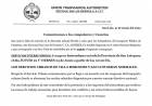 PARO DE TRANSPORTE INTERURBANO POR 48 HORAS 
