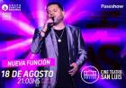 Nueva función de Jorge Rojas en el Cine Teatro San Luis