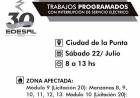 LA PUNTA: Habrá cortes de luz este sábado