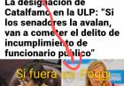 CATALFAMO, Rectora de la ULP,  con el antecedente de POGGI con Adelaida Muñiz y Gallardo, tendrá acuerdo hoy del Senado 