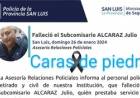 La muerte del Sub Crío Alcaraz.La degradación y humillación como ser humano y como Policía la causa.Asco el modus operandi de Sosa y su banda .