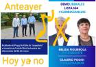 Figuerola denunció las farsas y doble discurso en él PD de Federico Quiroga.Alquiló el sello con la familia Arancibia al poggismo sin papeles, luego de insultarlos. Si, con precio en morrales a la vista.