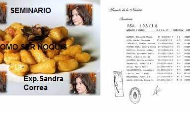 La esposa de Poggi darìa el seminario como ser ñoquis por su experiencia como tal