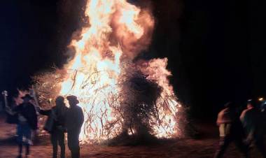 Homenajearon a Martín Güemes en Los Molles con un fogón