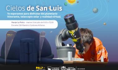 PARAJE LA PETRA: el PALP llega con “Cielos de San Luis