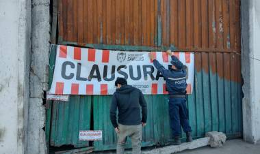 VILLA MERCEDES: clausuraron una planta recicladora