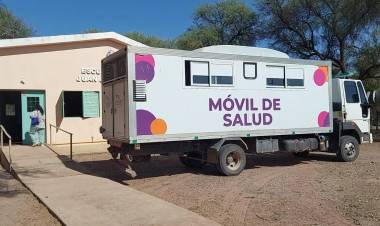 PUESTO BALZORA: llegó el Camión Sanitario 