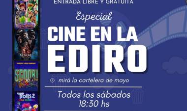 EDIRO confirmó la grilla de películas para el mes de mayo