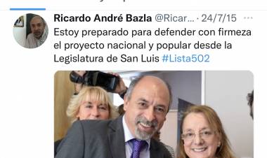 Bazla por mentiroso a Juicio Político. Vergüenza ajena da otro tránsfuga político 
