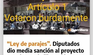 Charly Pereyra no leyó el artículo 1 de la Ley de Parajes . Burrada total para hacer politiquería. Un solo interno estaba bajo éste régimen. Ni idea de lo que decía . El Gobierno y sus horrores de concepto 