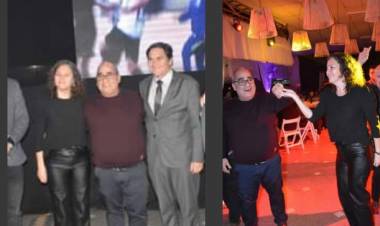 Periale y toda la carne al asador en la Fiesta de sus trabajadores.Hubo funcionarios Provinciales y Municipales 