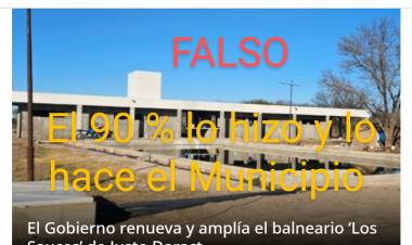 Daract: el Municipio pone toda la plata para Los Sauces y el Gobierno se los adjudica como propia a la obra.Se disfrazan para aparentar obra que no hacen .