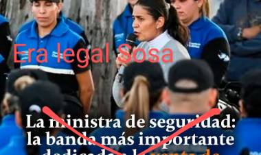 La Ministra Sosa en ridículo. La plantación más grande, de cannabis era legal , habilitada para producir aceites medicinales y cremas. No pega una. Lo había ensuciado hasta él Alberto .