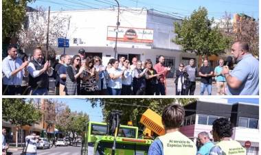 Frontera se afirma como líder. Modelo de limpieza ecológica y pagar los sueldos, siempre primero.El poggismo que lo aplaude siempre ahora .Es la política nomás.