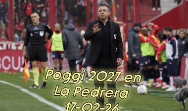 River en La Pedrera .Previo ajuste a Docentes, Policías , Maestros y Médicos, será él inicio de campaña del 2026 y 2027 de reelección de Poggi.