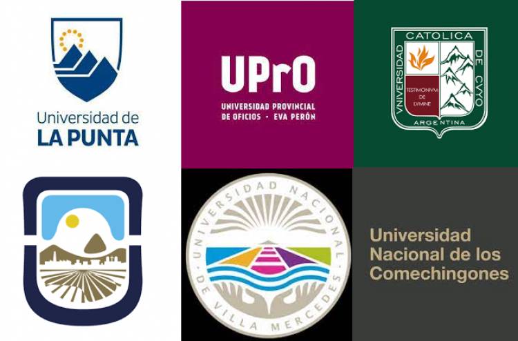 Educaciòn gratuita Universitaria,Tècnica y de Oficios.Modelo San Luis.ULP,UPRO,UNSL,UNVIME,ULC
