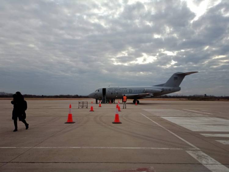 TRANSPORTE AÉREO: los viajes fueron a cupo lleno