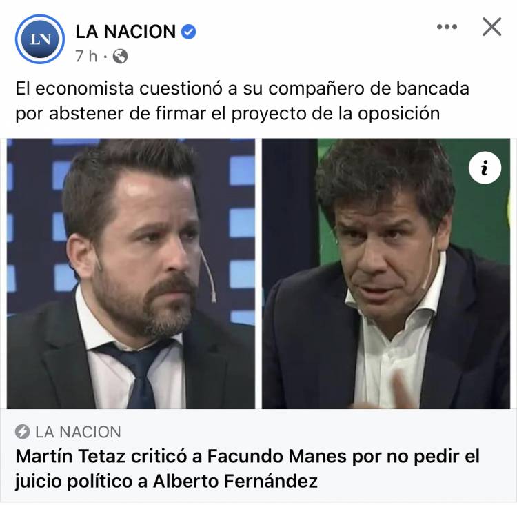 Manes se opuso al juicio político al Presidente y marcó diferencia con el golpismo PRO.La estatura política del radical .