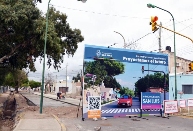 Av. Sucre: avanza su renovación completa