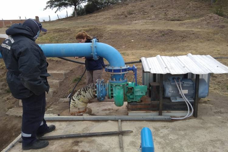 EL VOLCÁN: relevamiento de las plantas potabilizadoras