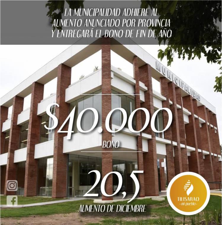 Tilisarao toma la posta y paga el bono de $ 40 mil y el aumento 