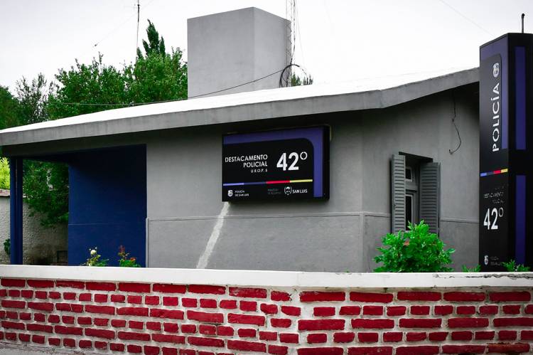 LAS CHACRAS: modernización del destacamento policial