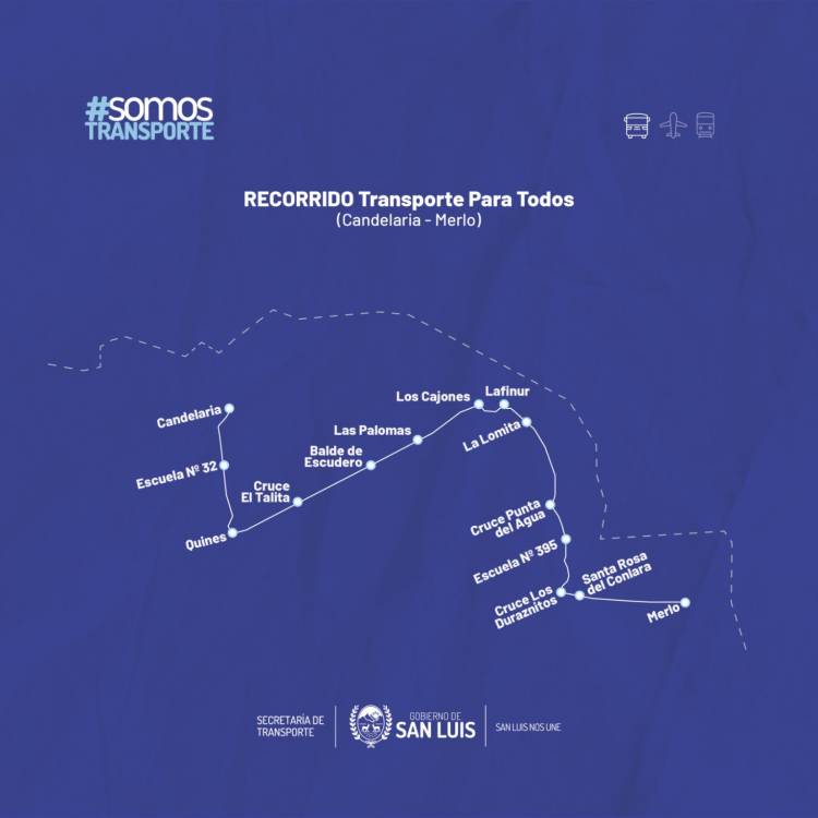 El norte de San Luis suma un nuevo servicio de transporte