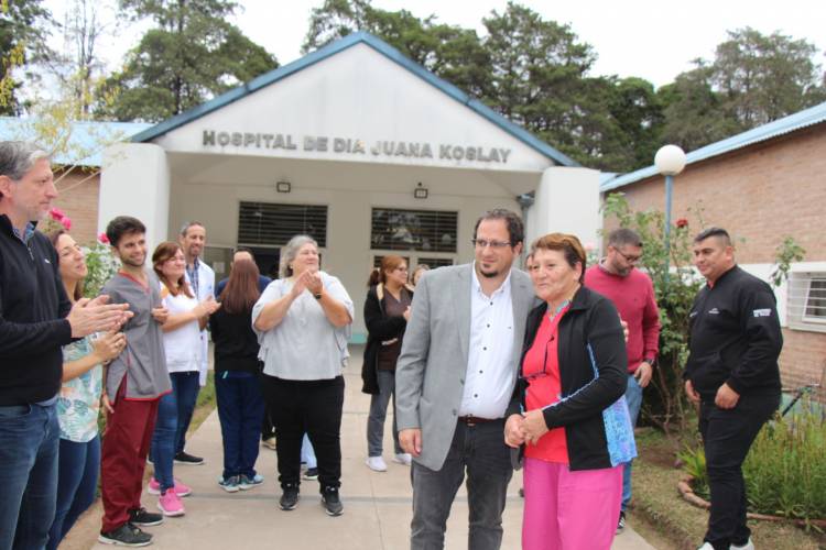 JUANA KOSLAY: se inauguraron obras en el hospital 