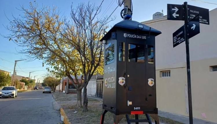 Ya instalaron unos 30 nodos policiales en San Luis