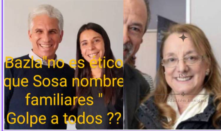 Bazla"no es ético que Fernanda Sosa nombre familiares en la Pedrera"Sincericidio que afecta hasta el propio Gobernador y todos los funcionarios.