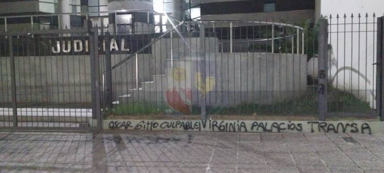 Criminalizan en San Luis las pintadas del 8 M. Actúa la Policía y la Fiscalía de Turno