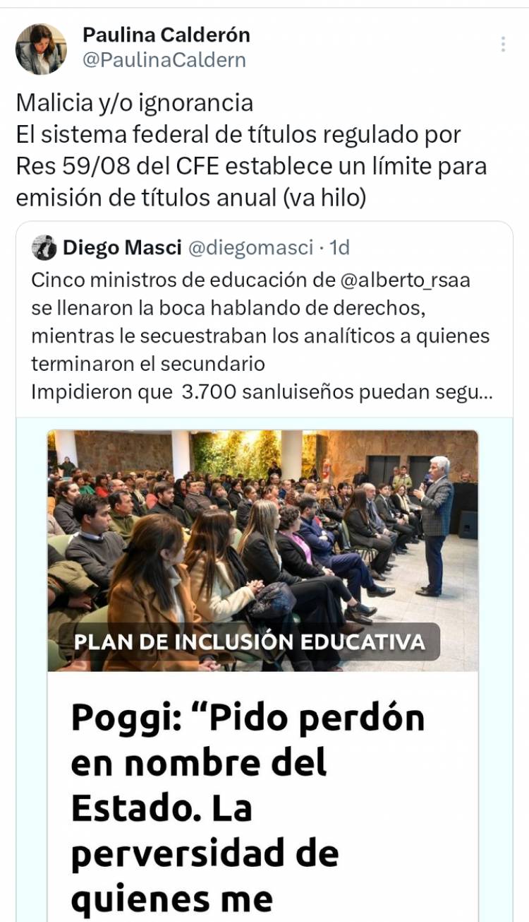 Paulina Calderón hizo quedar como.ignorantes a Poggi y a Masci por chupamedias.Burros y desconocedores de lo que dice la Ley