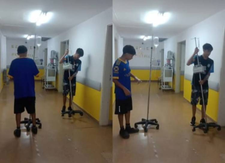 Las fotos de los chicos intoxicados que nadie quiere mostrar . Tirados y uno grave. La salmonella que destruyó  instentinos y está sin control por no cerrar las Escuelas. La obsecuencia de defender lo indefendible.