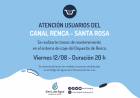RENCA: servicio de agua cruda interrumpida por 20 horas
