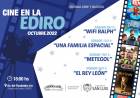 La grilla del cine gratuito de EDIRO para noviembre