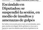 El triste papel de Poggi,Cacace y Bachey de estar en contra de la creación de Universidades Públicas 