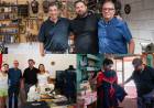 El “Gato” Fernández junto a emprendedores mercedinos