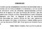 SE BAJÓ WALTER CEBALLOS