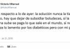 La Vice de MILEI contra los diabéticos.Tweet horrible contra una enfermedad que mata Argentinos y destruye la Salud que el Estado protege.Asqueante.Es una boludez subsidiarlos.Condena a muerte a insulto dependientes. La inhumanidad al palo