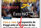 Poggi y un cambio necesario.La.gente no da más.El sufrimiento innecesario.La gente no quiere que se juegue la vida, solo que que Gobierne.
