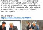 Bárbaro Poggi :8800 millones paga San Luis al CFI , para que presten 2500 millones  .Es ridículo. Son 3500 vacas más a  producir, para que se visualize de que se trata .