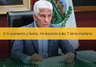 Poggi otorgó un 5 por ciento de aumento  y  un bono. La perdida adquisitiva es del 60 por ciento. Los gremios pedían el 40 como mínimo 