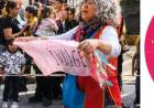 La indigencia de los docentes expuesta . Silbidos s un Gobierno que cree que todos comen vidrio .