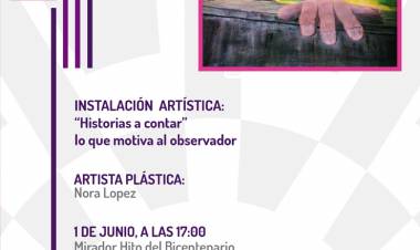 Se inaugura la muestra de la artista plástica Nora López