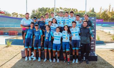 Triunfo histórico del ciclismo juvenil puntano