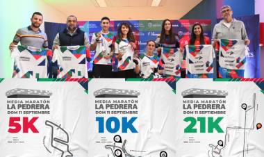 Presentaron la edición 2022 de la Media Maratón La Pedrera