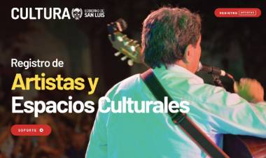 Cultura amplió su registro de artistas en San Luis