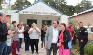 JUANA KOSLAY: se inauguraron obras en el hospital 