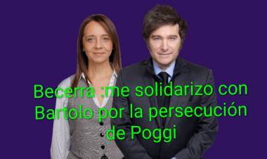Becerra: me solidarizo con Abdala por la persecución de Poggi . Violar él secreto fiscal, es un delito. 